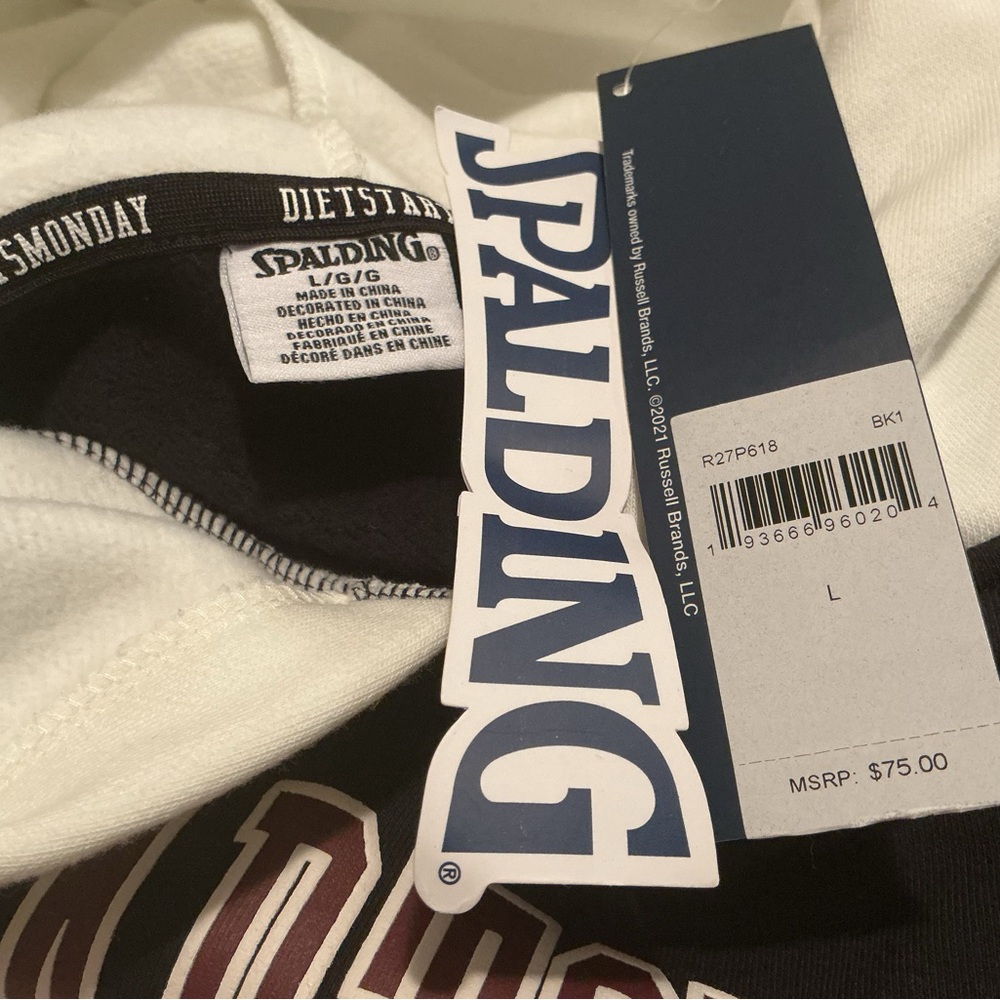 ❌❌SOLD ❌❌.   Spalding (L) Diet Starts Monday Basketball Hoodie - Picture 7 of 7